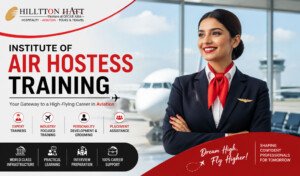 Best Institute of Air Hostess Training – Why Hilltton Hatt is the Right Choice for Your Aviation Career